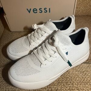 New Vessi Weekend 1.5 Womens Size 8 Waterproof Shoes Marble White Retail $145